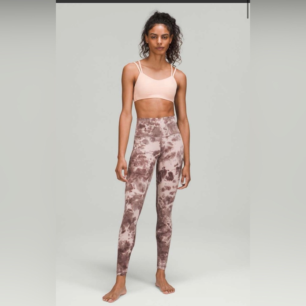 Lululemon Align Super High Rise Pant 28" Diamond Dye Mink Bery